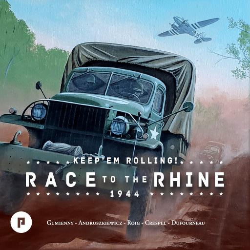 Imagen de juego de mesa: «Keep'em Rolling: 1944 – Race to the Rhine»