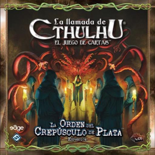 Imagen de juego de mesa: «La llamada de Cthulhu: LCG – La Orden del Crepúsculo de Plata»