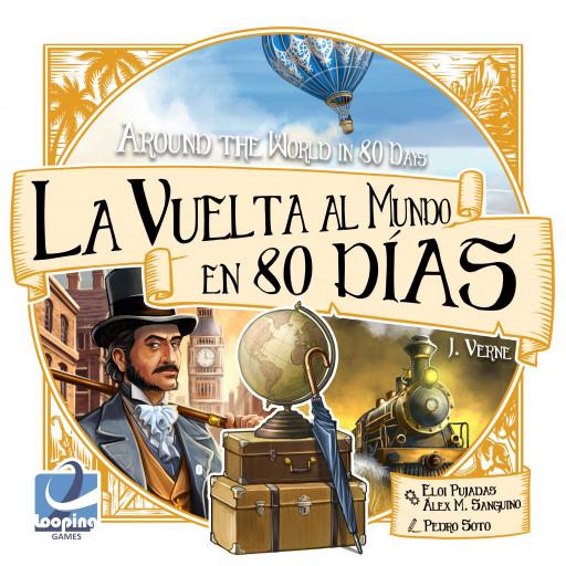 Imagen de juego de mesa: «La Vuelta al Mundo en 80 Días»