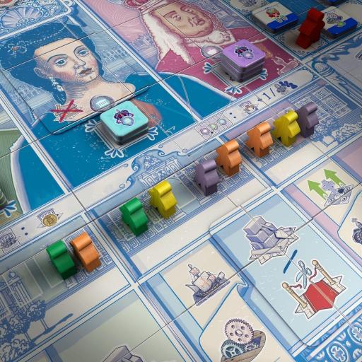 Imagen de juego de mesa: «Lisboa: Queen Variant»