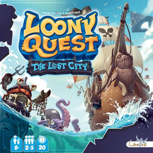 Imagen de juego de mesa: «Loony Quest: The Lost City»