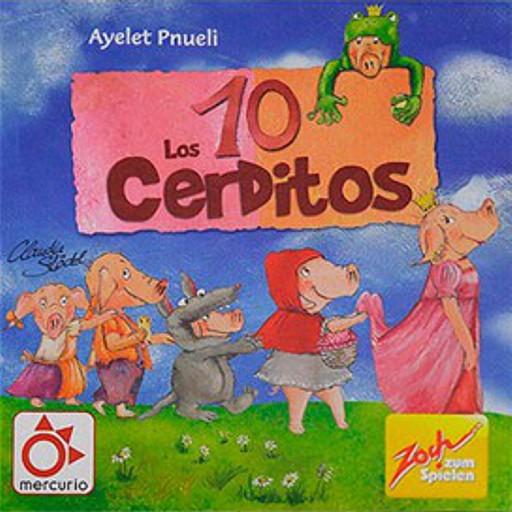 Imagen de juego de mesa: «Los 10 cerditos»