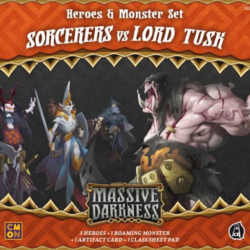 Imagen de juego de mesa: «Massive Darkness: Taumaturgos vs Lord colmillo»