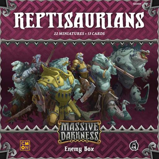 Imagen de juego de mesa: «Massive Darkness: Reptisaurios»