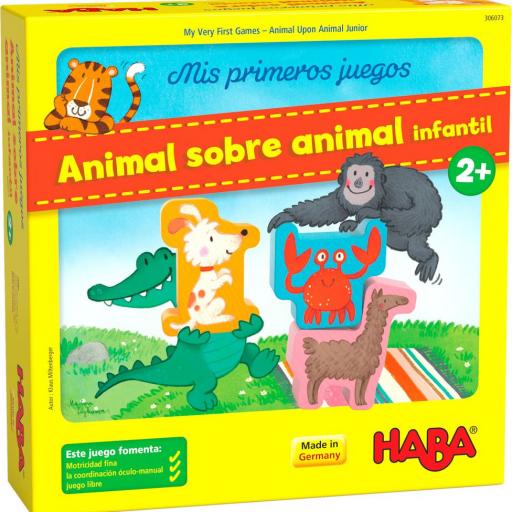 Imagen de juego de mesa: «Mis primeros juegos: Animal sobre animal infaltil»