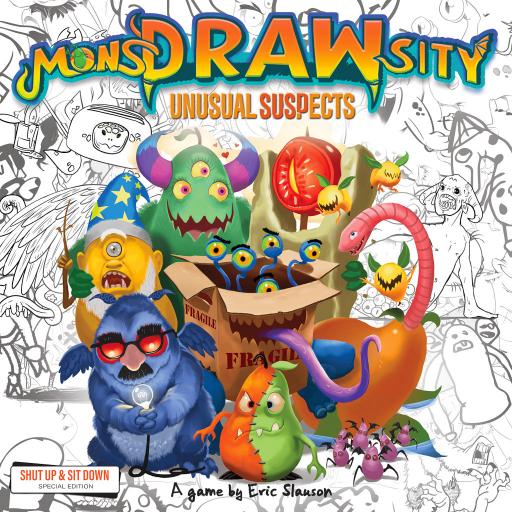 Imagen de juego de mesa: «MonsDRAWsity: Unusual Suspects»