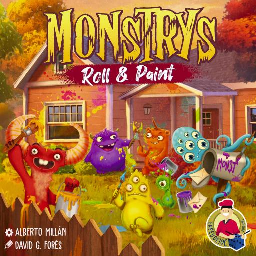 Imagen de juego de mesa: «Monstrys: Roll & Paint»