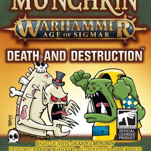 Imagen de juego de mesa: «Munchkin Warhammer: Age of Sigmar – Muerte y Destrucción»