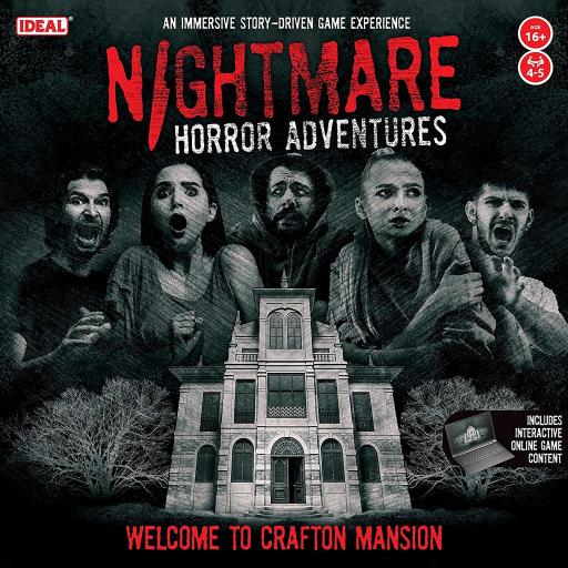 Imagen de juego de mesa: «Nightmare Aventuras de Horror: Bienvenidos a la Mansión Crafton»