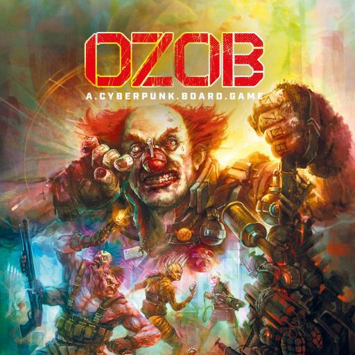 Imagen de juego de mesa: «Ozob: A Cyberpunk Board Game»