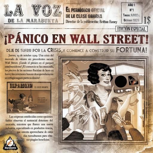Imagen de juego de mesa: «¡Pánico en Wall Street!»