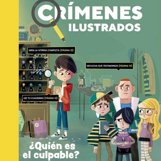 Imagen de juego de mesa: «Pequeños Crímenes ilustrados: ¿Quién es el culpable?»