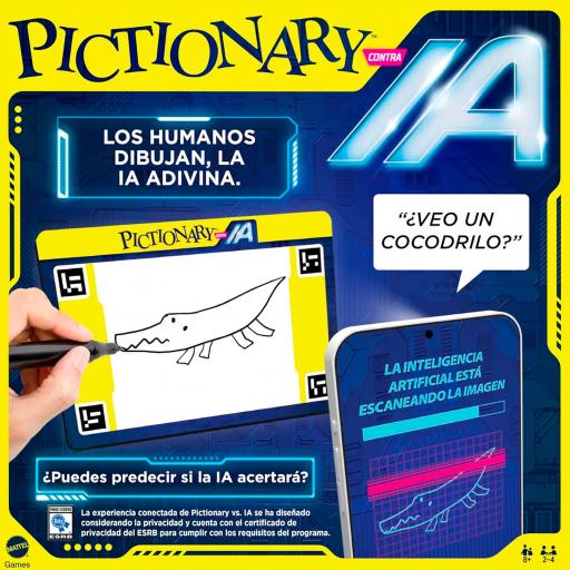 Imagen de juego de mesa: «Pictionary contra IA»