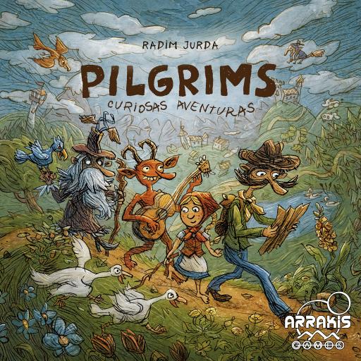 Imagen de juego de mesa: «Pilgrims: Curiosas Aventuras»