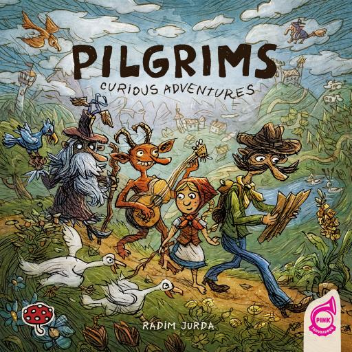 Imagen de juego de mesa: «Pilgrims: Curiosas Aventuras»