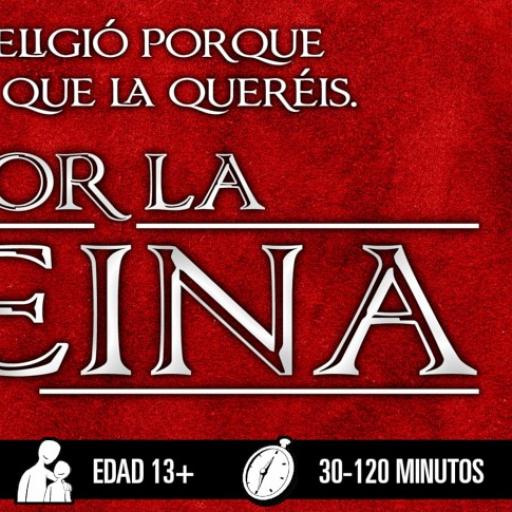 Imagen de juego de mesa: «Por la Reina»