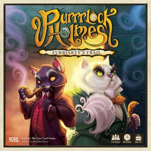 Imagen de juego de mesa: «Purrrlock Holmes: Tras la pista de Miauriarty»