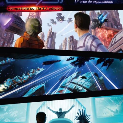 Imagen de juego de mesa: «Race for the Galaxy: Expansión y Conflicto»