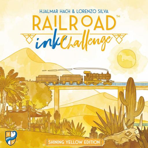 Imagen de juego de mesa: «Railroad Ink: Edición amarillo brillante»