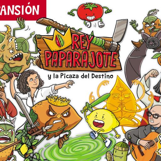Imagen de juego de mesa: «Rey Paparajote y la Picaza del Destino»