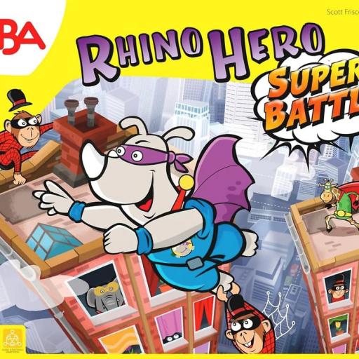 Imagen de juego de mesa: «Rhino Hero: Super Battle»