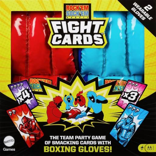 Imagen de juego de mesa: «Rock ‘Em Sock ‘Em Robots Fight Cards»