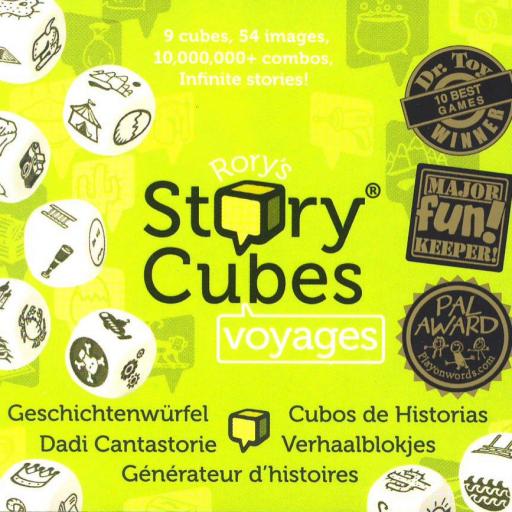 Imagen de juego de mesa: «Rory's Story Cubes: Viajes»