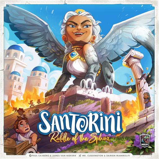Imagen de juego de mesa: «Santorini: Riddle of the Sphinx»