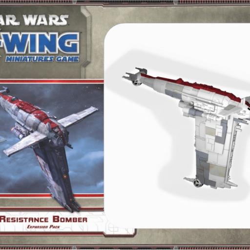 Imagen de juego de mesa: «Star Wars: X-Wing – Bombardero de la Resistencia»
