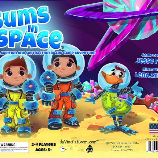 Imagen de juego de mesa: «Sums in Space»