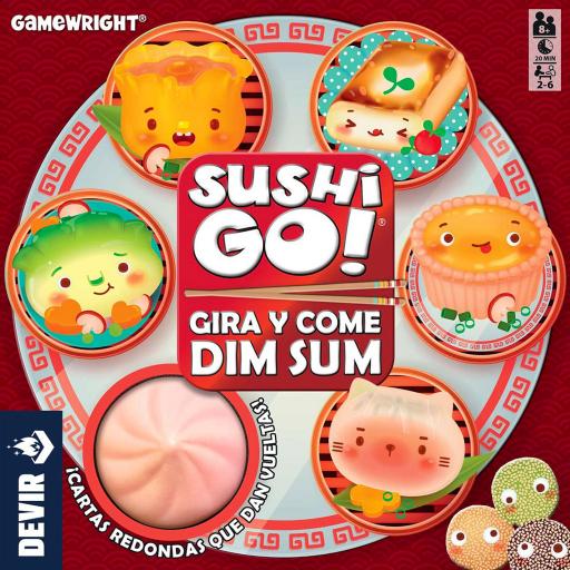 Imagen de juego de mesa: «Sushi Go!: Gira y come dim sum»