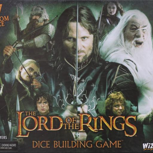 Imagen de juego de mesa: «The Lord of the Rings Dice Building Game»