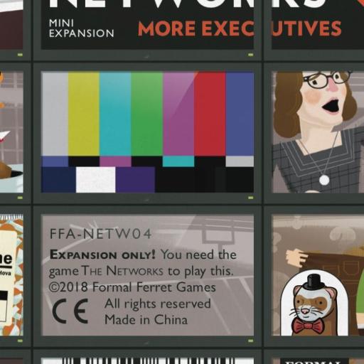 Imagen de juego de mesa: «The Networks: More Executives»