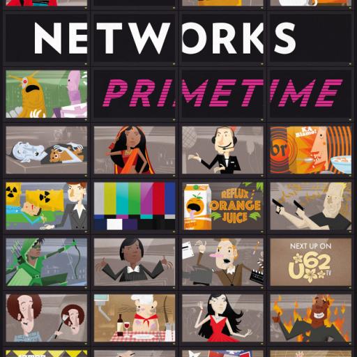 Imagen de juego de mesa: «The Networks: Primetime »