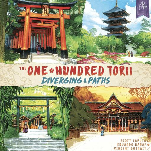 Imagen de juego de mesa: «The One Hundred Torii: Diverging Paths»
