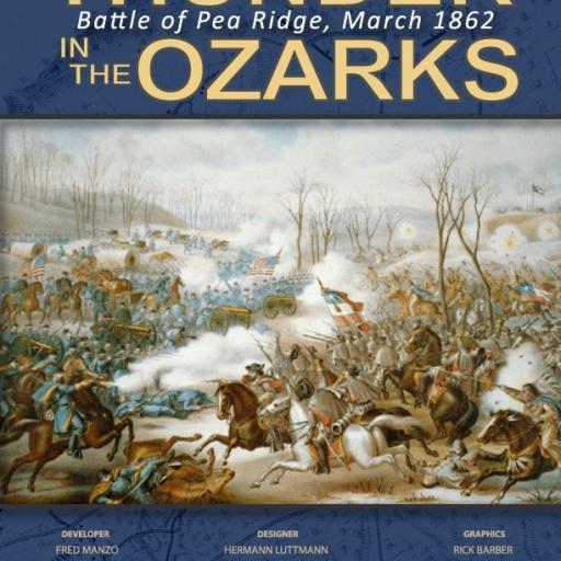 Imagen de juego de mesa: «Thunder in the Ozarks: Battle for Pea Ridge, March 1862»