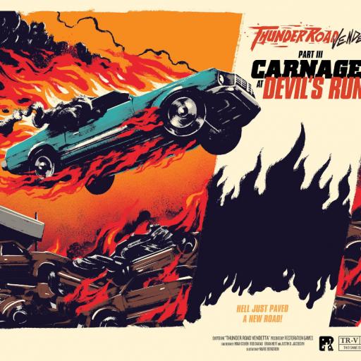 Imagen de juego de mesa: «Thunder Road: Vendetta – Carnage at Devil's Run»
