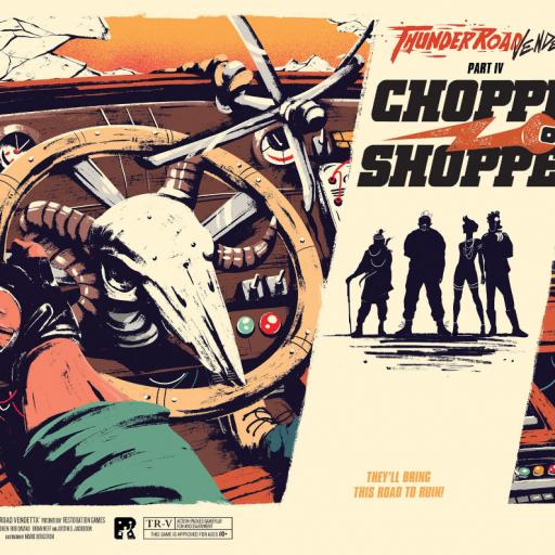 Imagen de juego de mesa: «Thunder Road: Vendetta – Choppe Shoppe»
