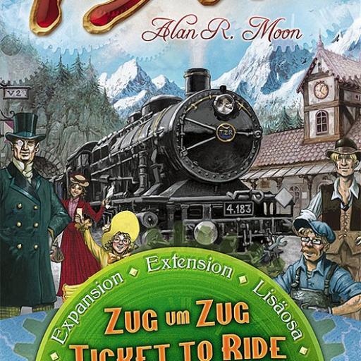 Imagen de juego de mesa: «¡Aventureros al tren! Europa 1912»