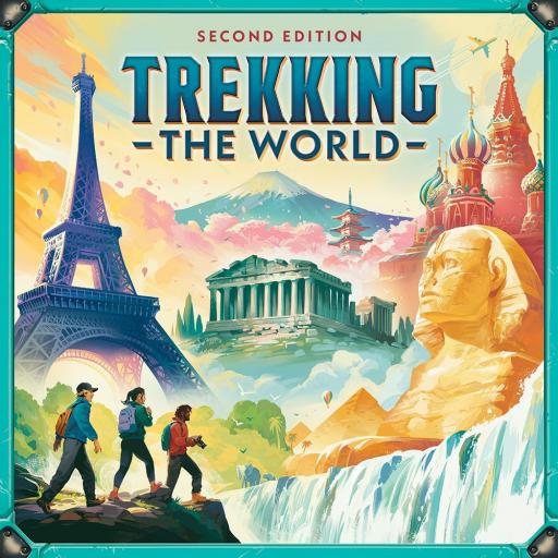 Imagen de juego de mesa: «Trekking the World: Second Edition»