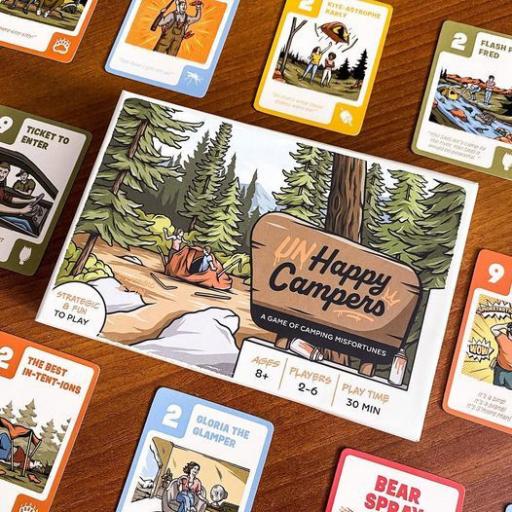 Imagen de juego de mesa: «Unhappy Campers»