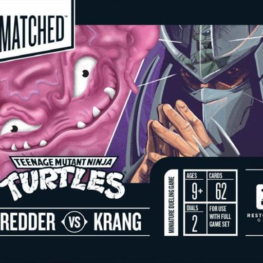 Imagen de juego de mesa: «Unmatched Adventures: TMNT – Shredder vs Krang»