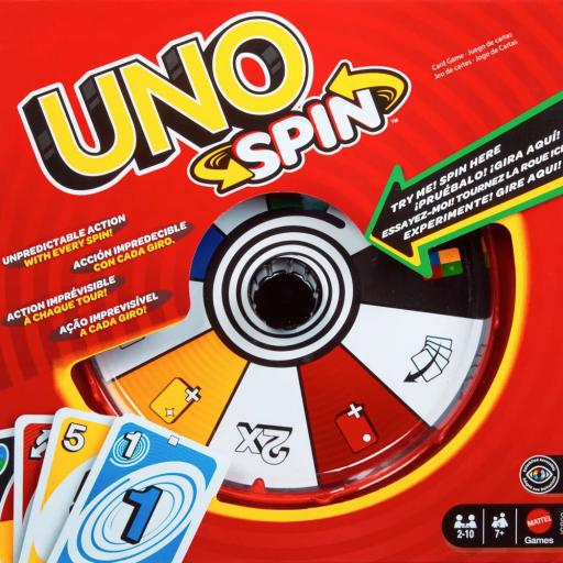Imagen de juego de mesa: «UNO Spin»