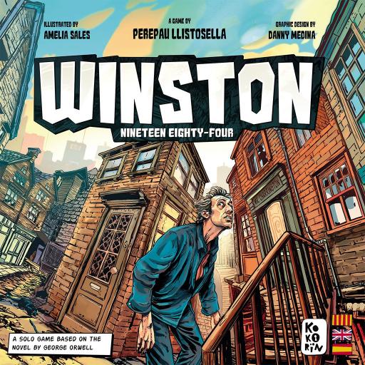 Imagen de juego de mesa: «Winston: 1984»