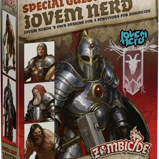 Imagen de juego de mesa: «Zombicide: Black Plague Special Guest Box – Jovem Nerd»