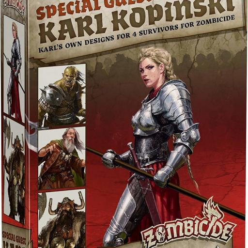 Imagen de juego de mesa: «Zombicide: Black Plague Special Guest Box – Karl Kopinski»