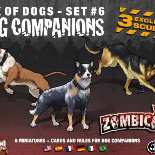 Imagen de juego de mesa: «Zombicide Box of Dogs Set #6: Dog Companions»