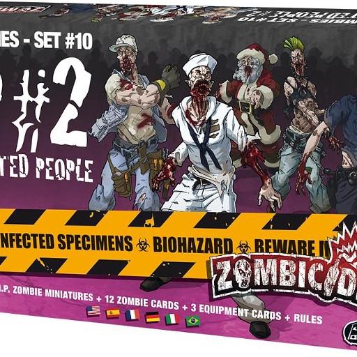 Imagen de juego de mesa: «Zombicide Box of Zombies: VIP #2 – Very Infected People»