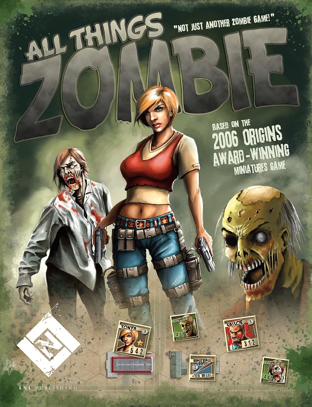 Imagen de juego de mesa: «All Things Zombie: The Boardgame»