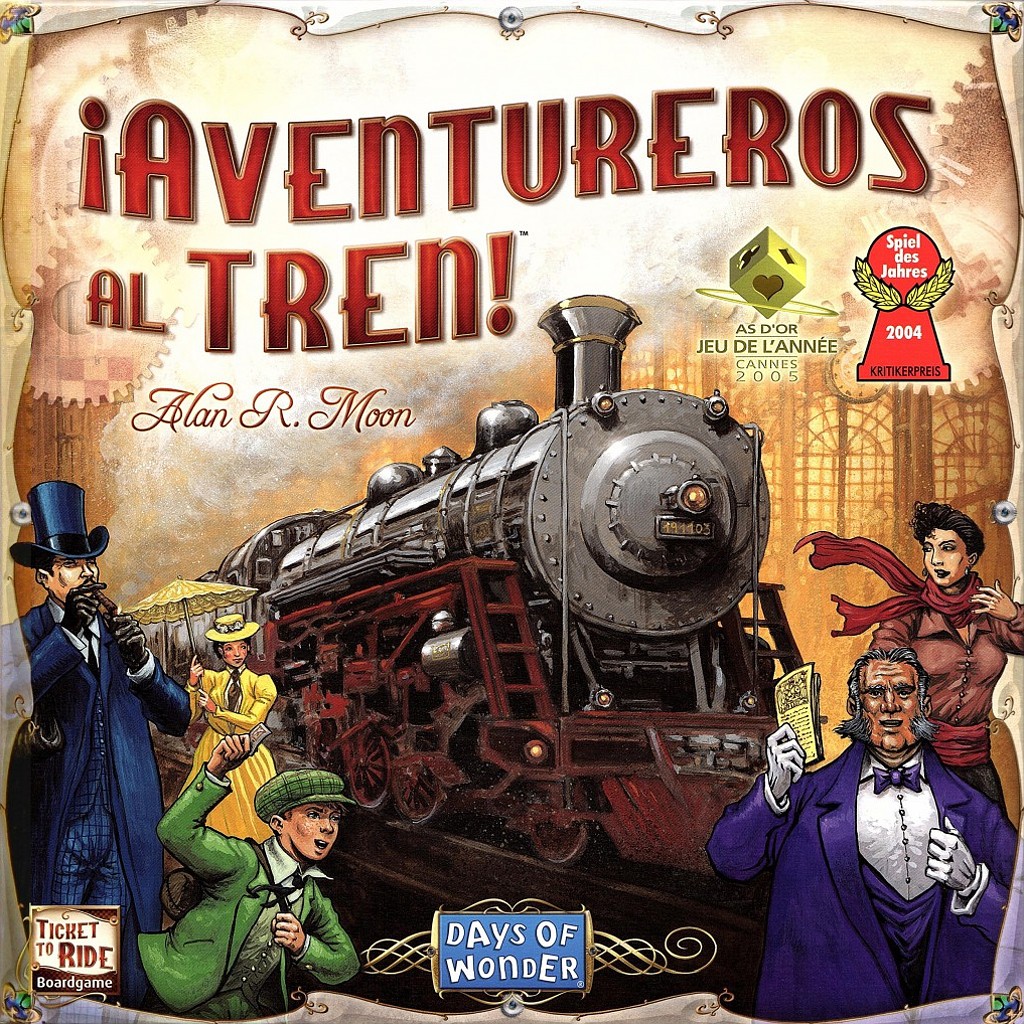 Imagen de juego de mesa: «¡Aventureros al tren!»